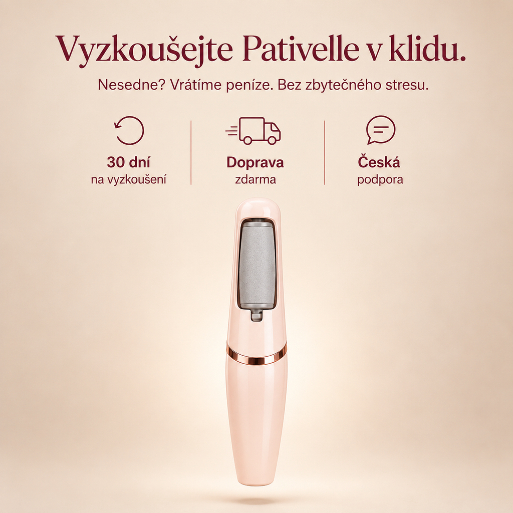 Pativelle Smooth Pro™ – elektrický pilník na paty