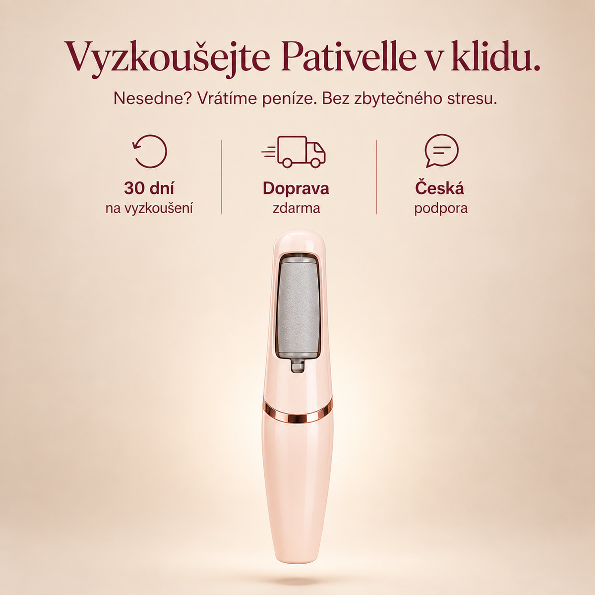 Pativelle Smooth Pro™ – elektrický pilník na paty